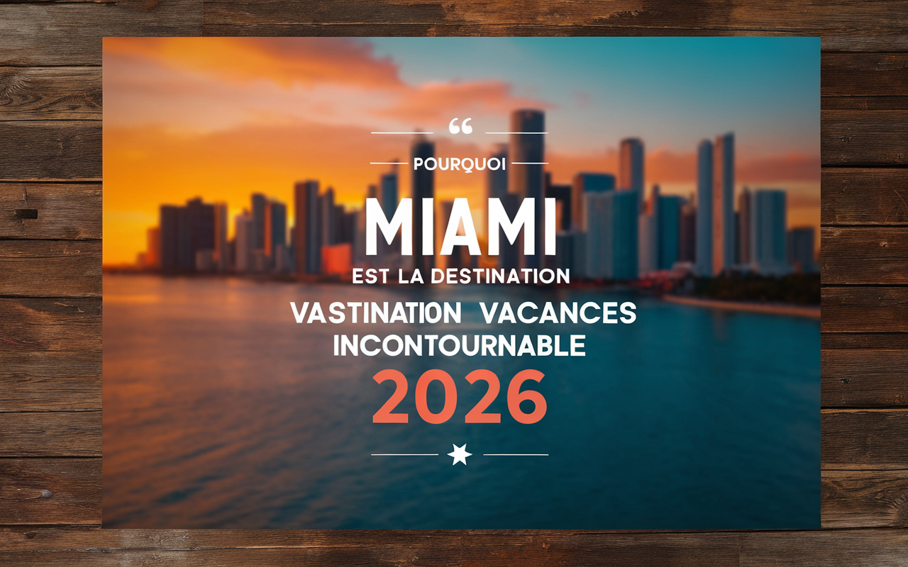 Pourquoi miami est la destination vacances incontournable de 2026