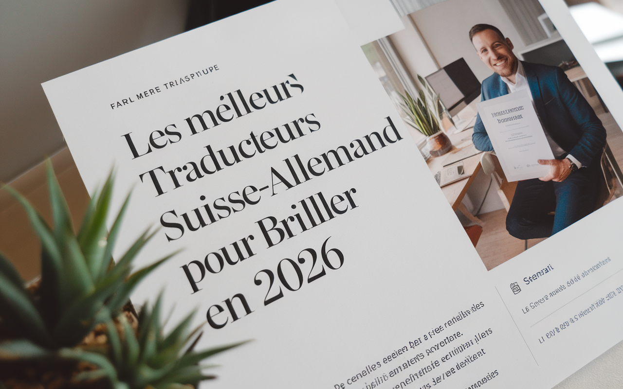 Les meilleurs traducteurs suisse-allemand pour briller en 2026