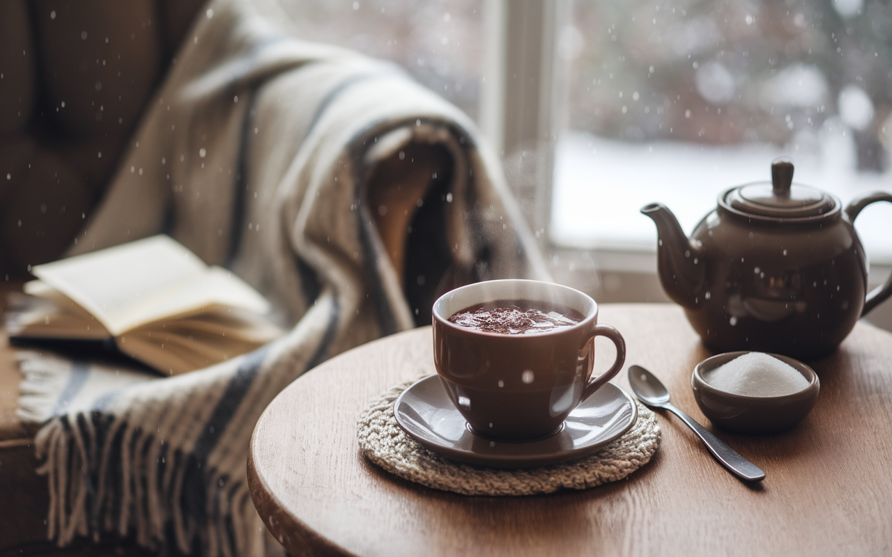 Réconfort hivernal : le chocolat chaud sans lait fait maison