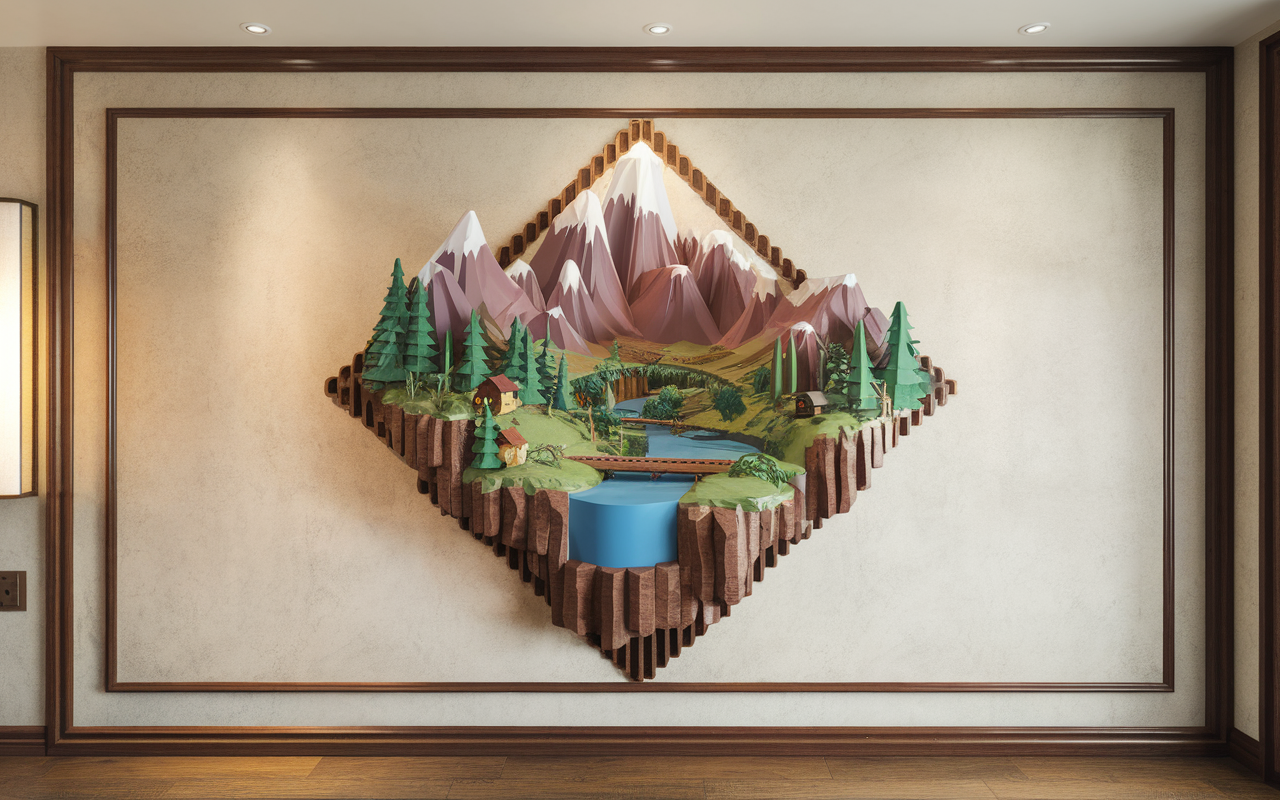 Le dessin en relief : donnez vie à vos murs comme jamais