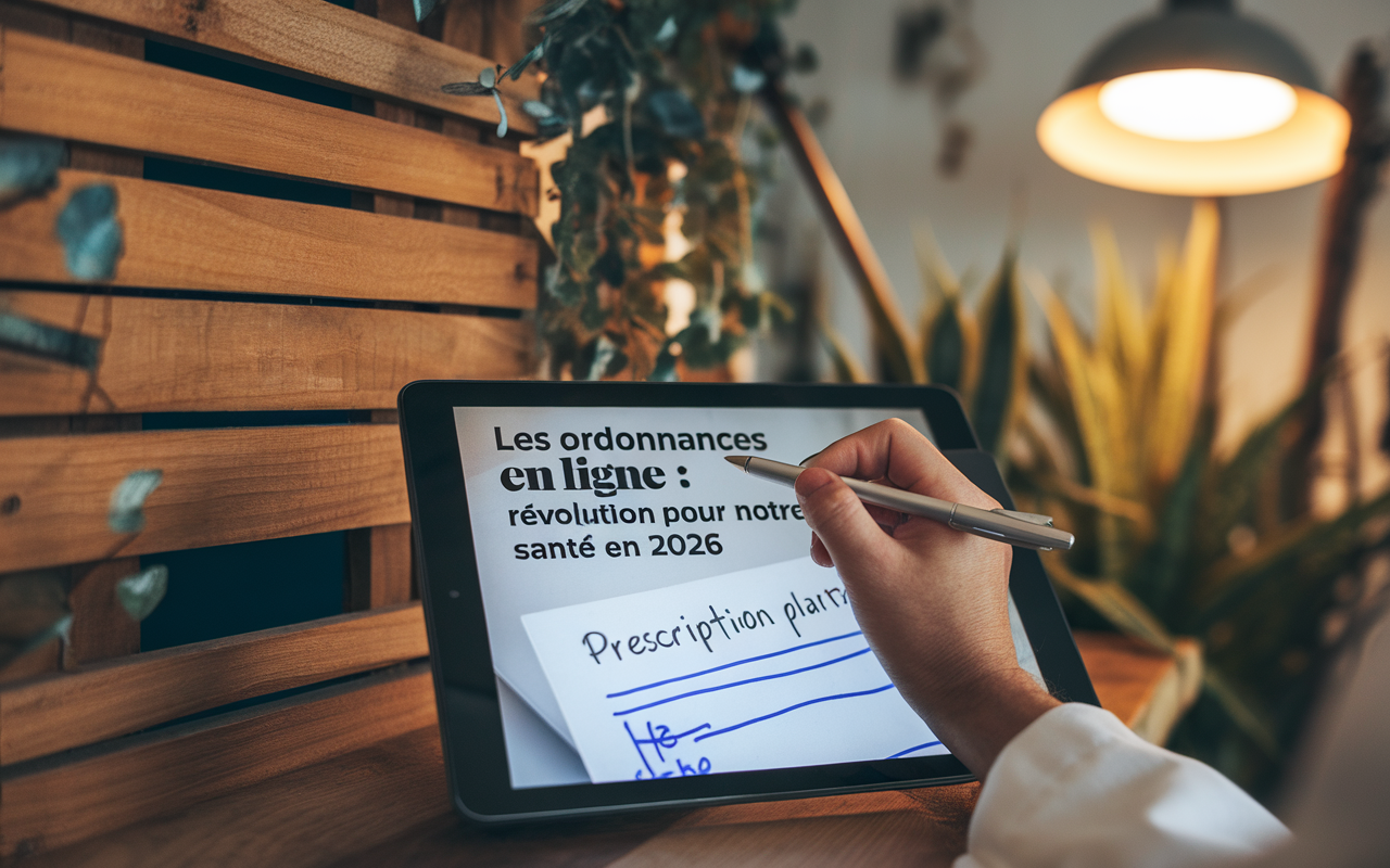 Les ordonnances en ligne : révolution pour notre santé en 2026