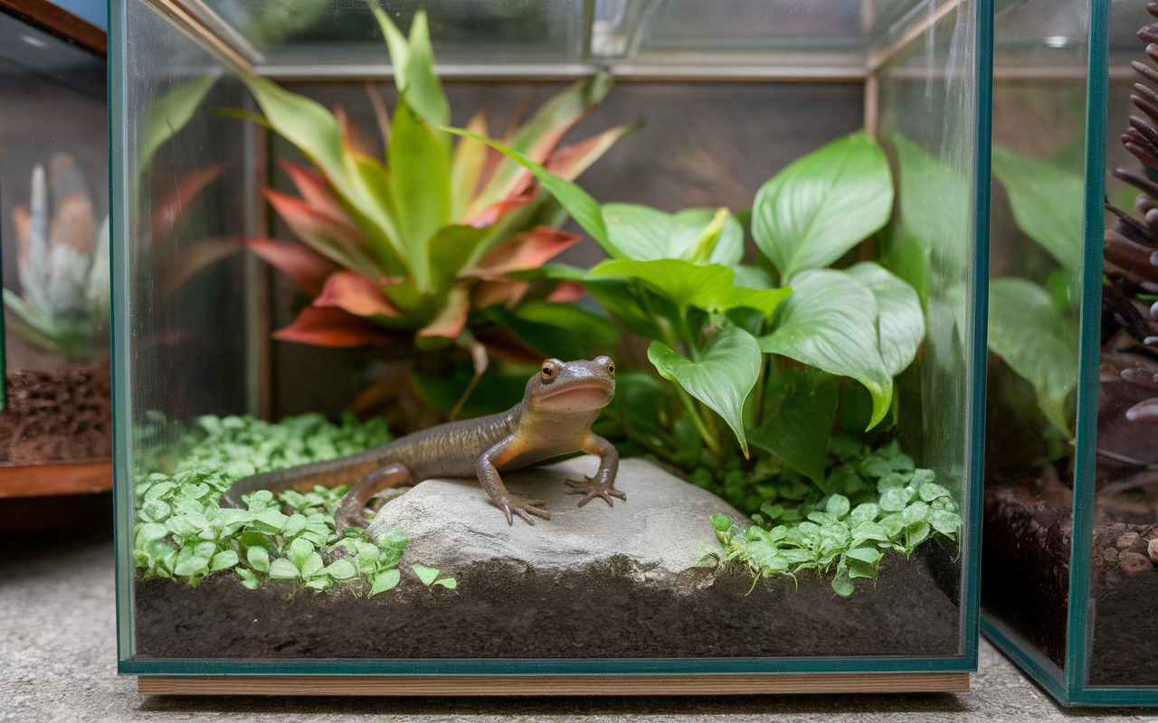 Élevez une salamandre heureuse avec un terrarium idéal en 2026